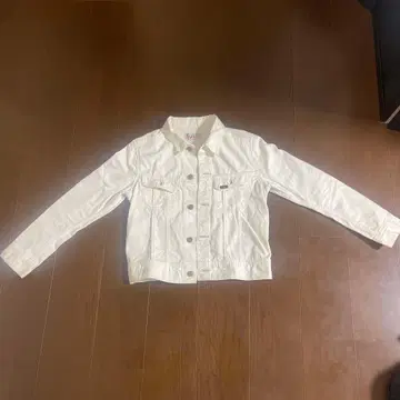 Lee 화이트 데님 자켓
