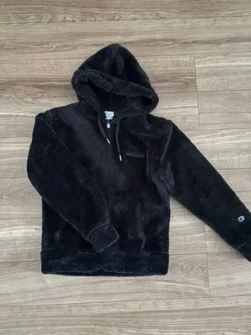 Champion 플리스 자켓 블랙 S