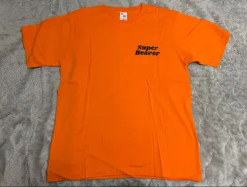 SUPER BEAVER 백비버 셔츠 오렌지 M