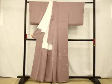 기모노 색상 이로도메 호몬기 무이카몬 금실 순수 실크 일품