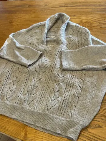 un dix cors 케이블 짜임 후드 부착 스웨터