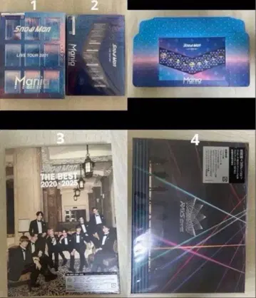 SnowMan 블루레이 4점