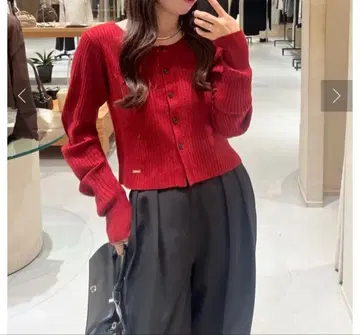 전후 2WAY 커브 슬리브 리브 니트