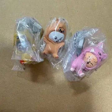 SKZOO 꼬옥꼬옥 연결해봐요 마스코트 울프 찬 리빗 퍼핌