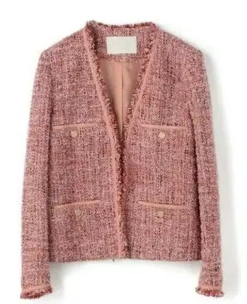 [새상품급] 스라릿얀 트위드 V 칼라 자켓