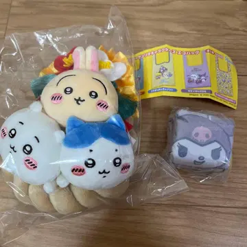 치이카와 (먼작귀) 시메나와 봉제 인형 에코백 세트