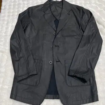 ABAHOUSE 블랙 싱글 브레스 자켓