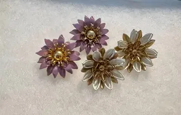 플라워 귀찌 2세트