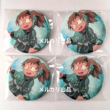 닌타마 란타로 1학년 시절 캔뱃지 젠포지 잇사쿠