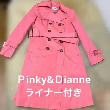 트렌치코트 핑키&다이앤 핑크 M 사이즈 새상품급