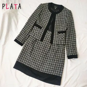 PLATA 노카라 트위드 셋업 세레모니 수트 9호
