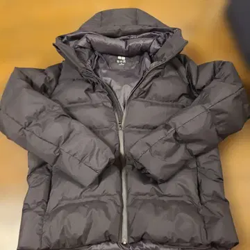 UNIQLO 블랙 다운 자켓 XL