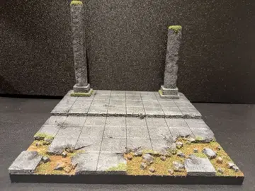 디오라마 베이스 폐허 유적 피규아트 드래곤 퀘스트 가샤폰 퀘스트 352