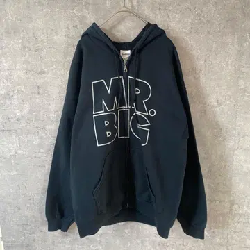 Mr BIG 후드 맨투맨 GILDAN제 밴드 후드티 L 사이즈