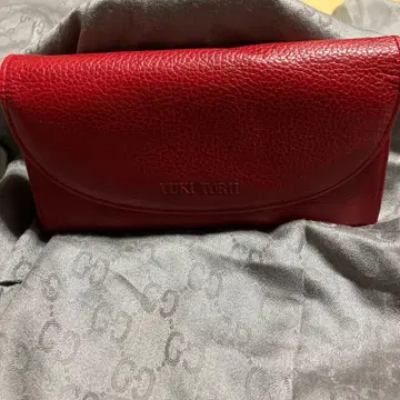 YUKI TORII 빨간색 가죽 지갑