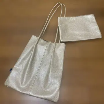 골드 숄더백 파우치 포함
