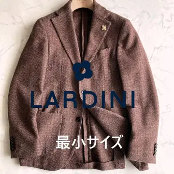 42 [최소] 현행 라르디니 LARDINI 트위드 자켓 부토니에르