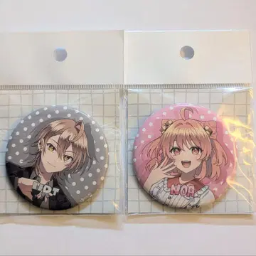 컬러풀 피치 캔뱃지 우리 노아 전시회 뮤지엄 5주년 세트