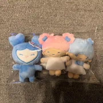 산리오 츠부리 백참 세트 키키라라