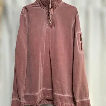 GAP 하프 지퍼 트레이닝복 셔츠 핑크