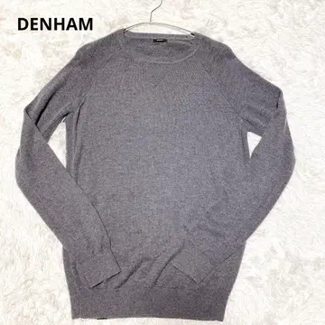 [ DENHAM ] 그레이 래글런 슬리브 스웨터 M