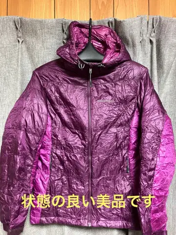 몽벨 알파인 다운 후드티 1101408 와인 레드 여성용 S