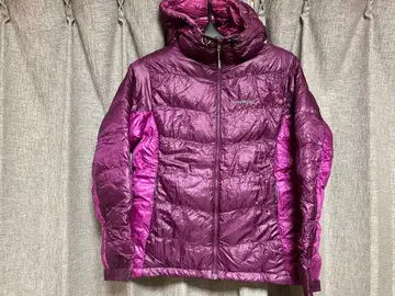 몽벨 알파인 다운 후드티 1101408 와인 레드 여성용 S