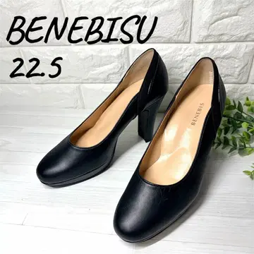 [ 새상품급 ] 펌프스 BENEBISU 블랙 블랙 아몬드 토 포멀