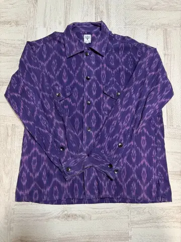 사우스 투 웨스트 에이트 패턴 긴팔 셔츠 S