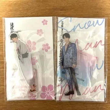 SnowMan 와타나베 쇼타 아크릴 스탠드 2종 세트