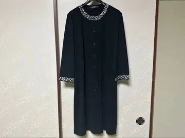 LEONARD 롱 가디건 빅 사이즈 LL 칸칸 소재 미사용품