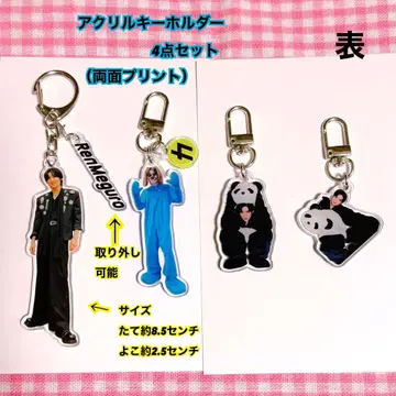아크릴 키링 4개 세트