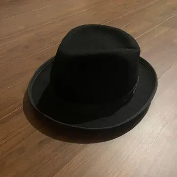 60s 울 햇 '블랙' 59cm usa