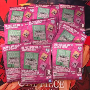 제일복권 원피스 베이스샵 아크릴 블록 참 미개봉 9개 세트