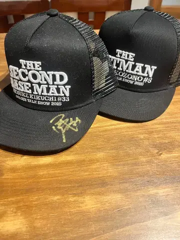 키쿠치 료스케 사인 포함 캡