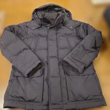 유니클로 후드 부착 다운 자켓