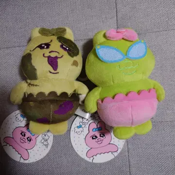 시마무라 빤쮸토끼 봉제인형 참 우주인 좀비 2점 세트