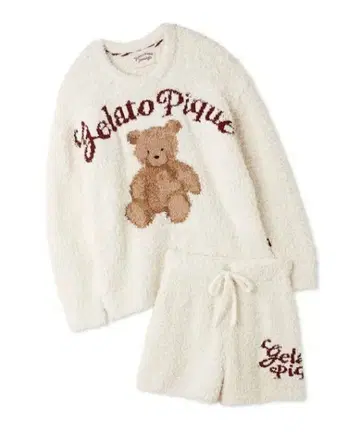 젤라또피케 스노우 베어 자카드 홀리데이 셋업
