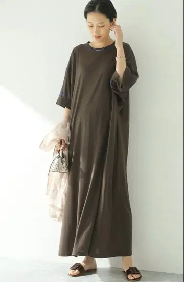 저널 스탠다드 neu 티셔츠 맥시 길이 원피스