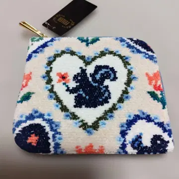 페이러 스퀘어 파우치 피크온니 베이지 x 라이트 블루 WEB 한정판