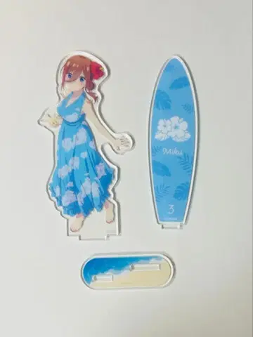 5등분의 신부 나카노 미쿠 아크릴 스탠드 3개 세트