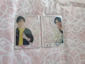 카토 카즈키 아크릴 카드 인스턴트풍 포토 카드