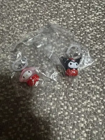 산리오 캐릭터즈 딸기 메지루시 액세서리 쿠로미 마이멜로디