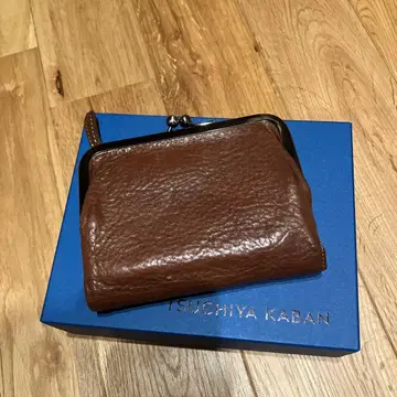 TSUCHIYA KABAN 브라운 이단 접이식 지갑