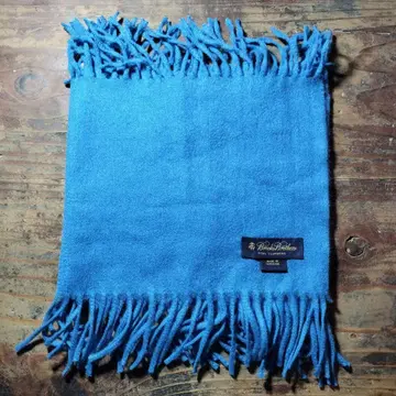 Brooks Brothers 캐시미어 100% 머플러 블루