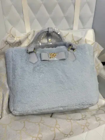 인조 모피 칸막이 백 메종 드 플뢰르