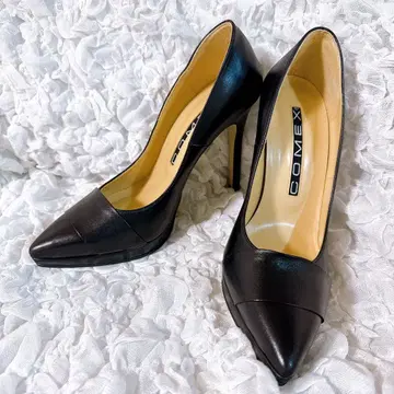 [ 미사용급 ] COMEX 핑힐 스틸레토 하이힐 블랙
