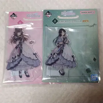 샤니마스 제일복권 미츠미네 유이카 츠키오카 코가네 아크릴 스탠드 경품