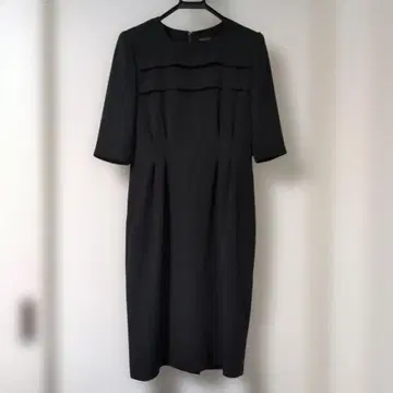 블랙 반팔 원피스