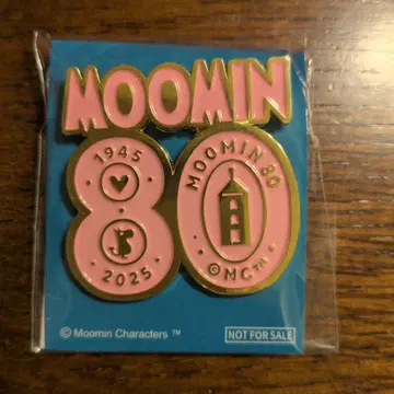 무민 80주년 기념 핀 배지